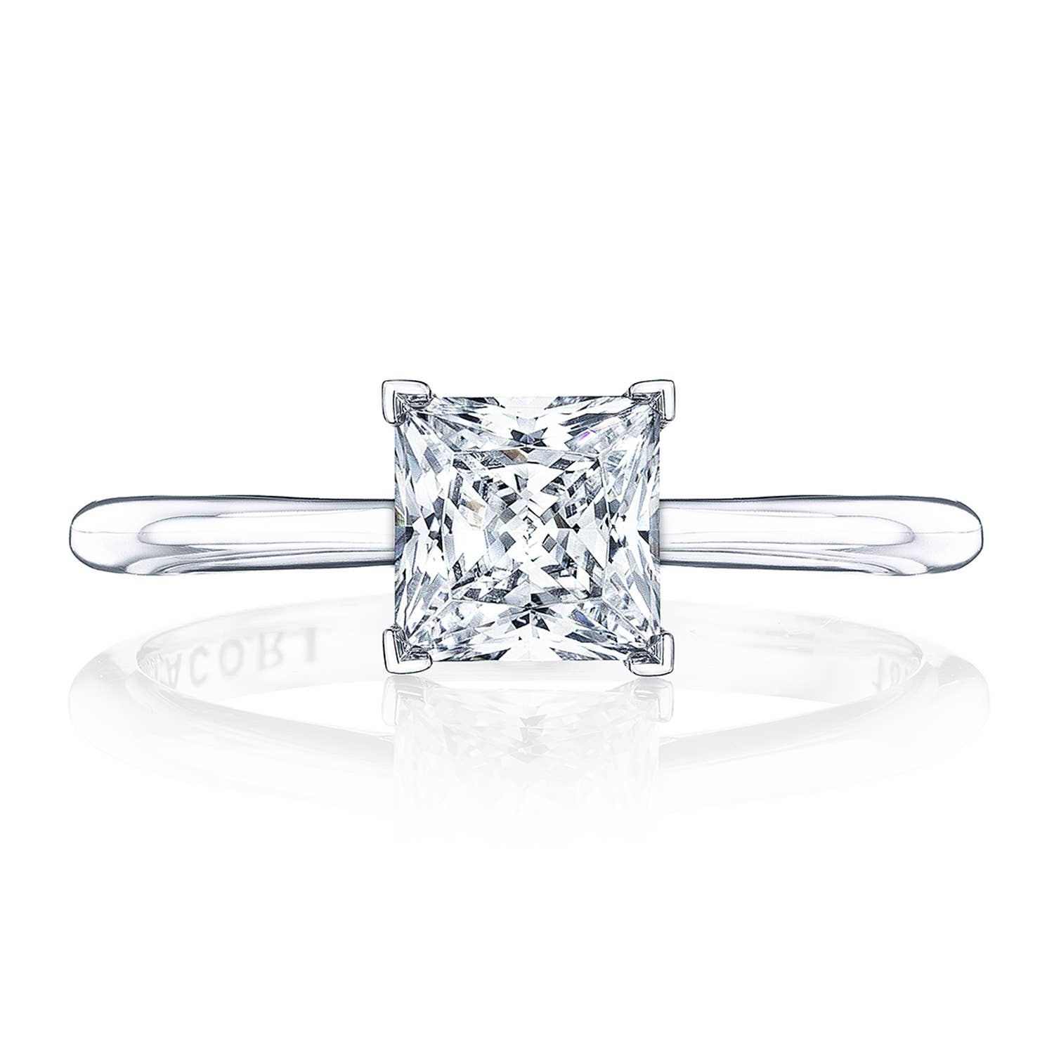 Founder's Collection | Princess Solitaire Engagement Ring HT2580PR55