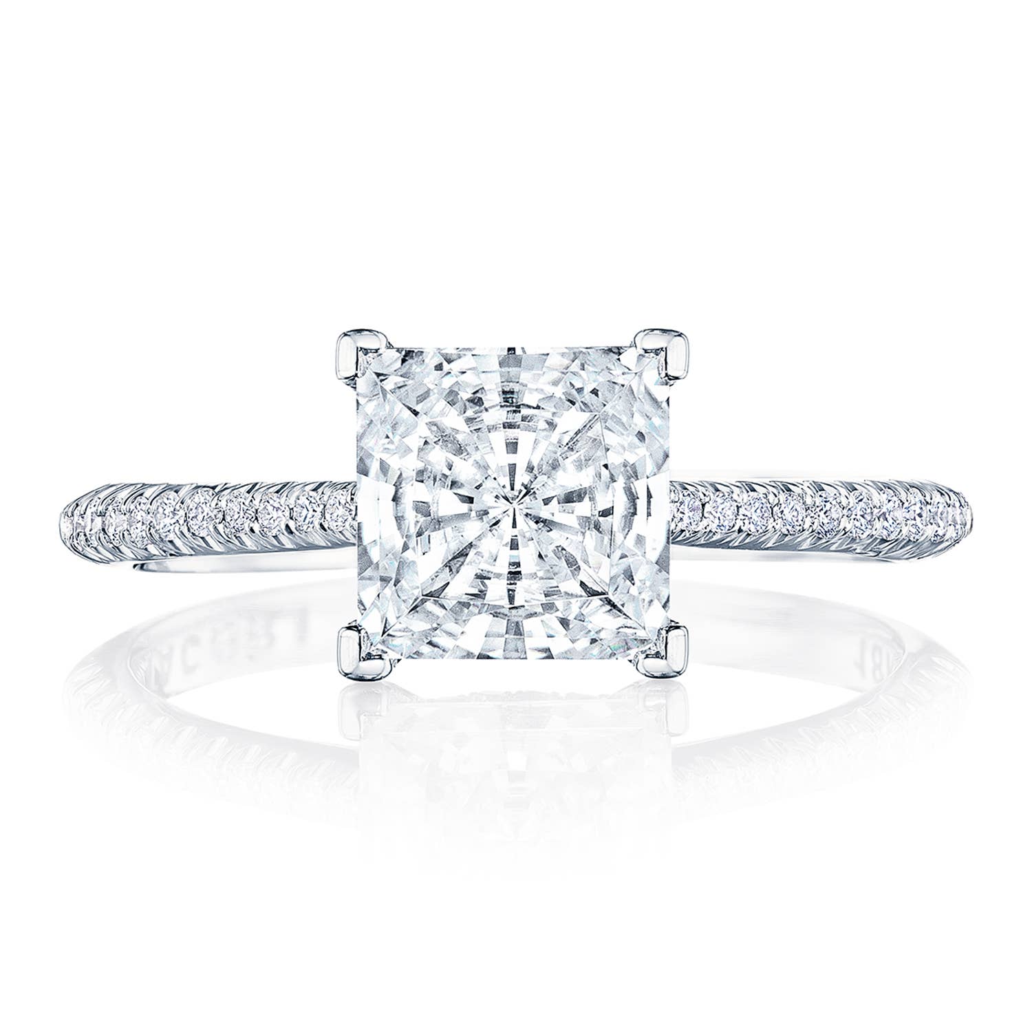 Founder's Collection | Princess Solitaire Engagement Ring HT2581PR65