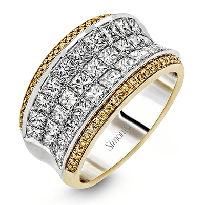 Simon-Set Anniversary Ring In 18k Gold With Diamonds MR1902