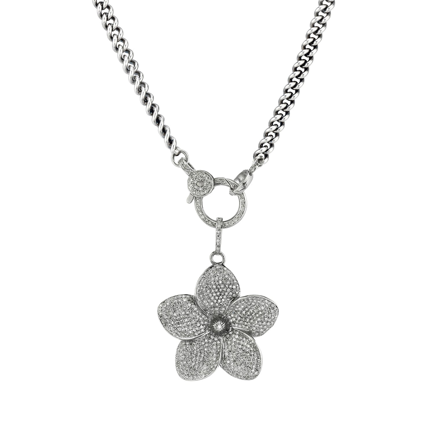 Plumeria Pendant Necklace  N0000743 - TBird