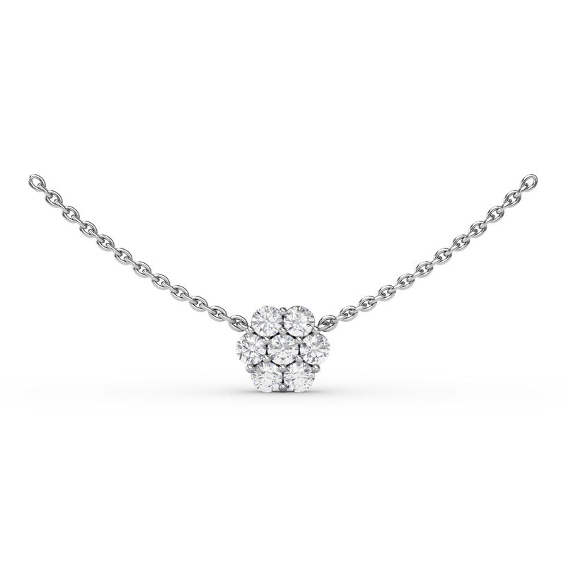 Magnolia Diamond Necklace N5031 - TBird