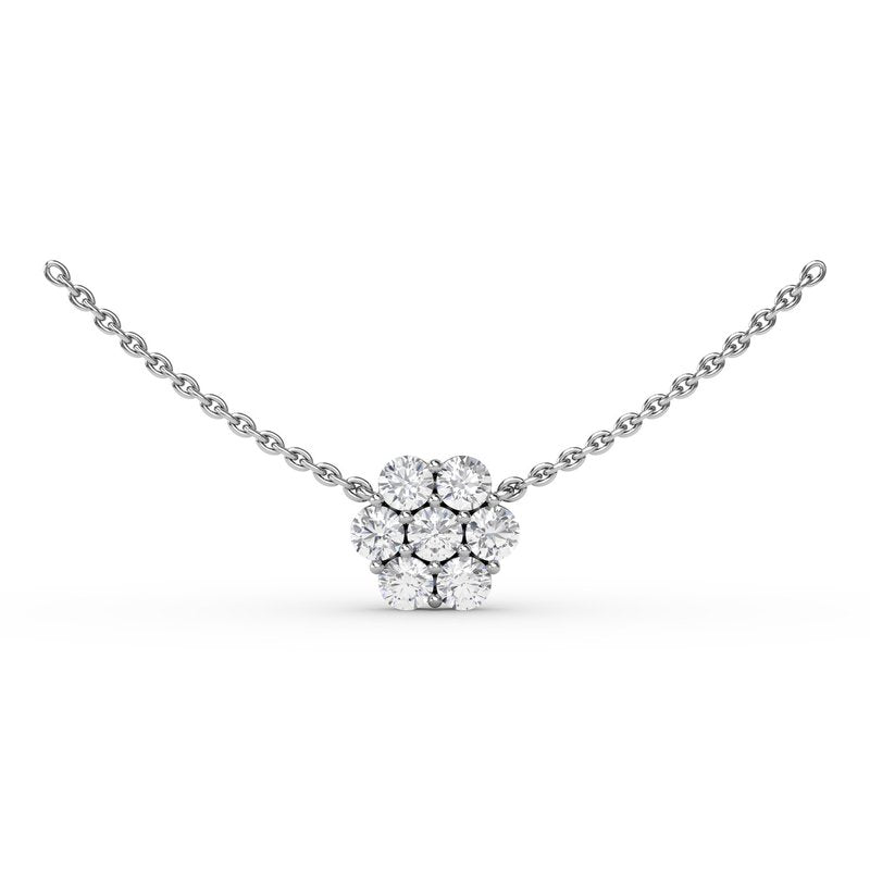 Magnolia Diamond Necklace N5032 - TBird