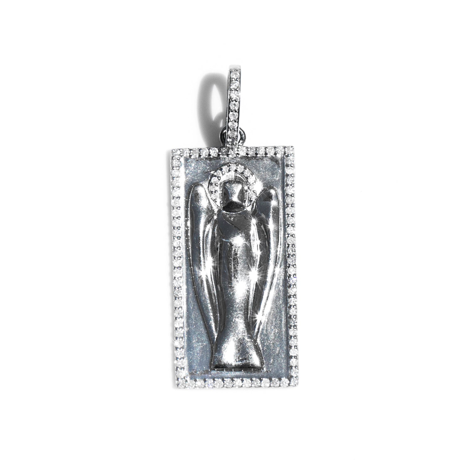 Guardian Angel & Evil Eye Tag Pendant  P0000055 - TBird