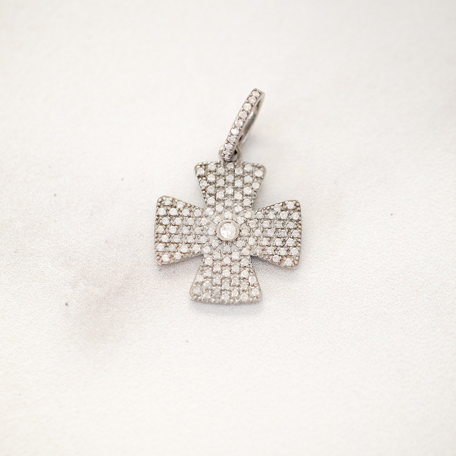 Diamond Maltese Cross Pendant P0000334 - TBird