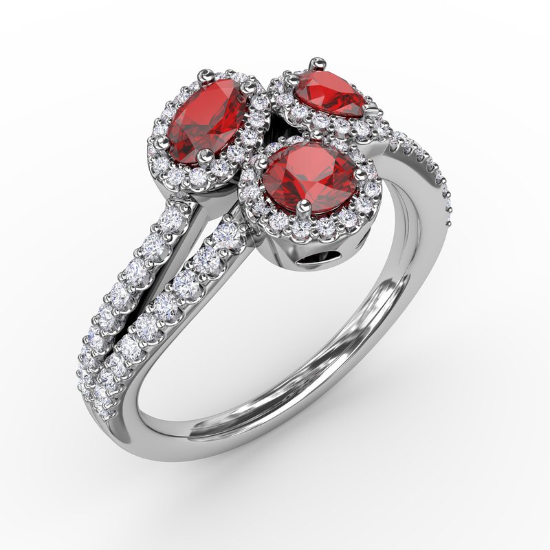 Feel The Elegance Ruby and Diamond Ring R1664R - TBird