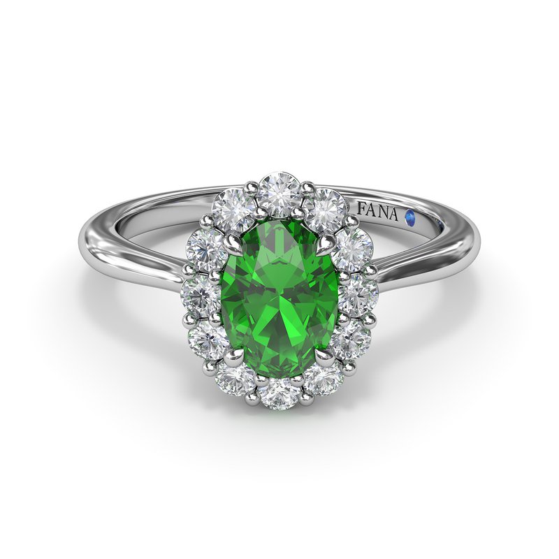 Dazzling Emerald and Diamond Ring R1835E - TBird