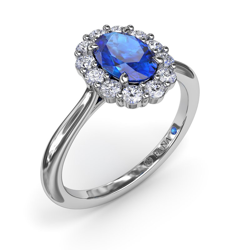 Dazzling Sapphire and Diamond Ring R1835S - TBird