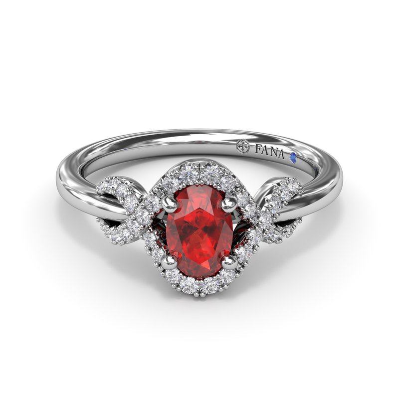 Love Knot Ruby Ring R1885R - TBird