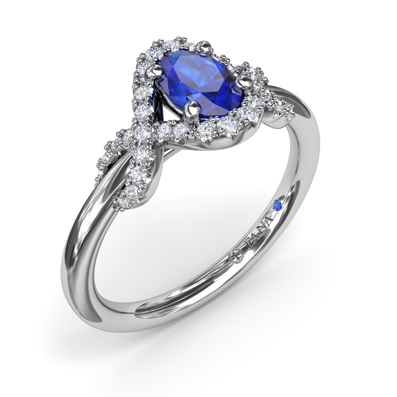 Love Knot Sapphire Ring R1885S - TBird