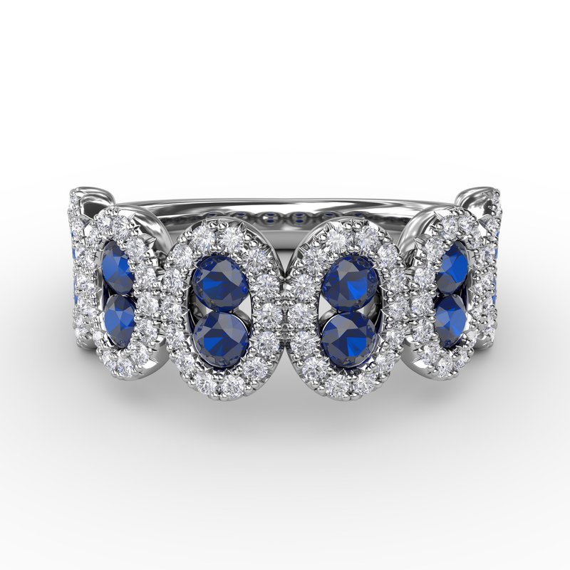 Think Like A Queen Sapphire and Diamond Ring R4478S - TBird