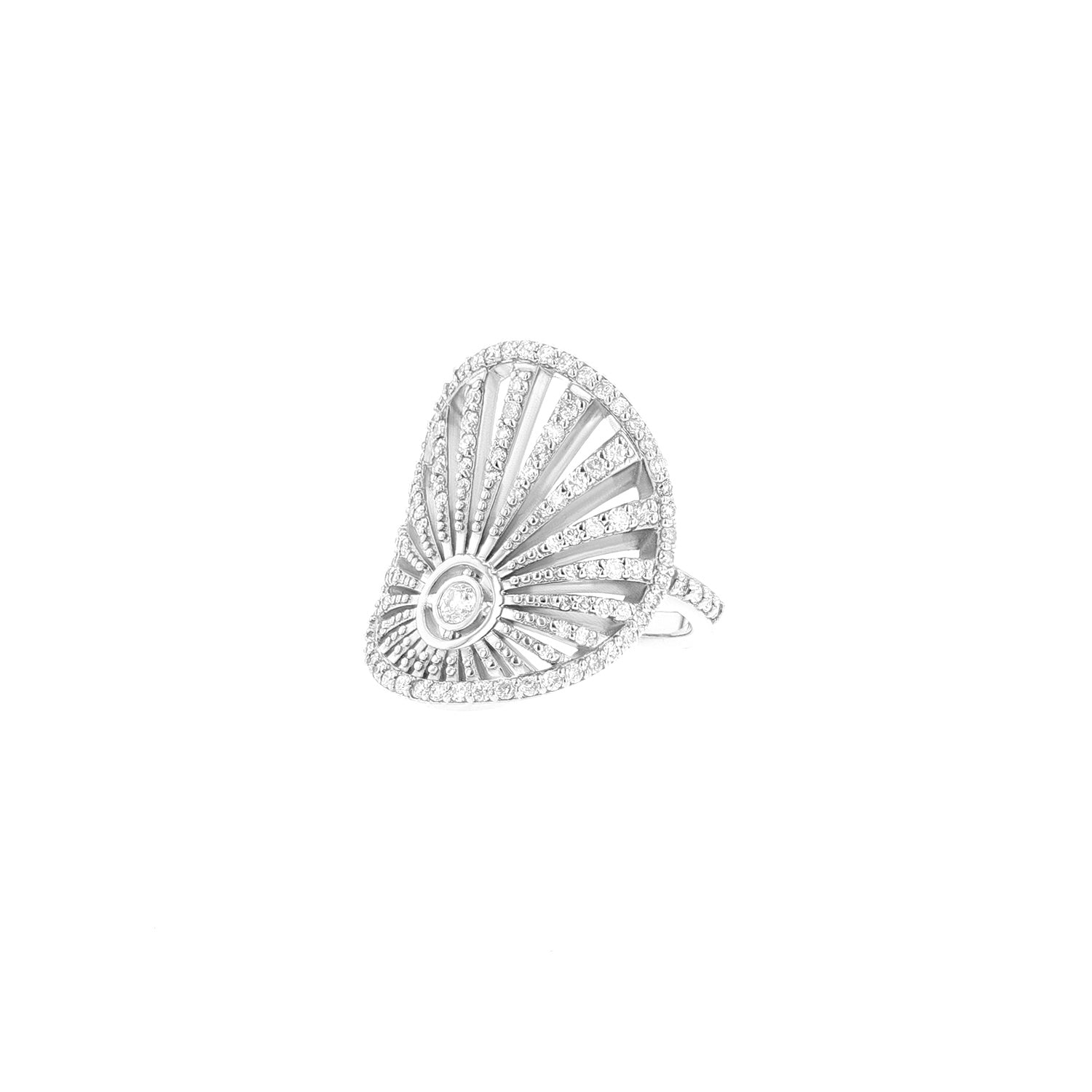 Diamond Sunrise Saddle Ring  R461 - TBird