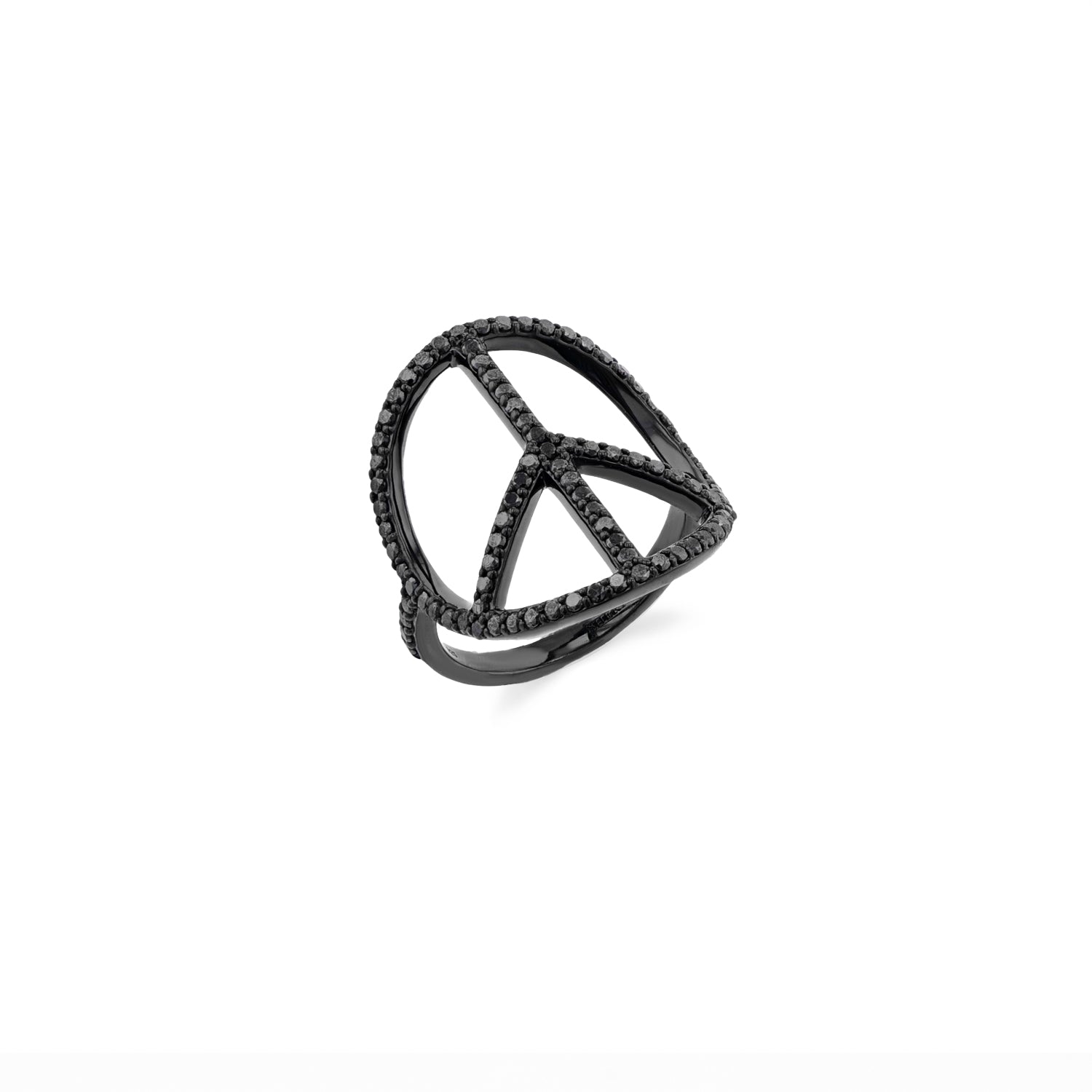 Black Diamond Pure Peace Ring RB034 - TBird