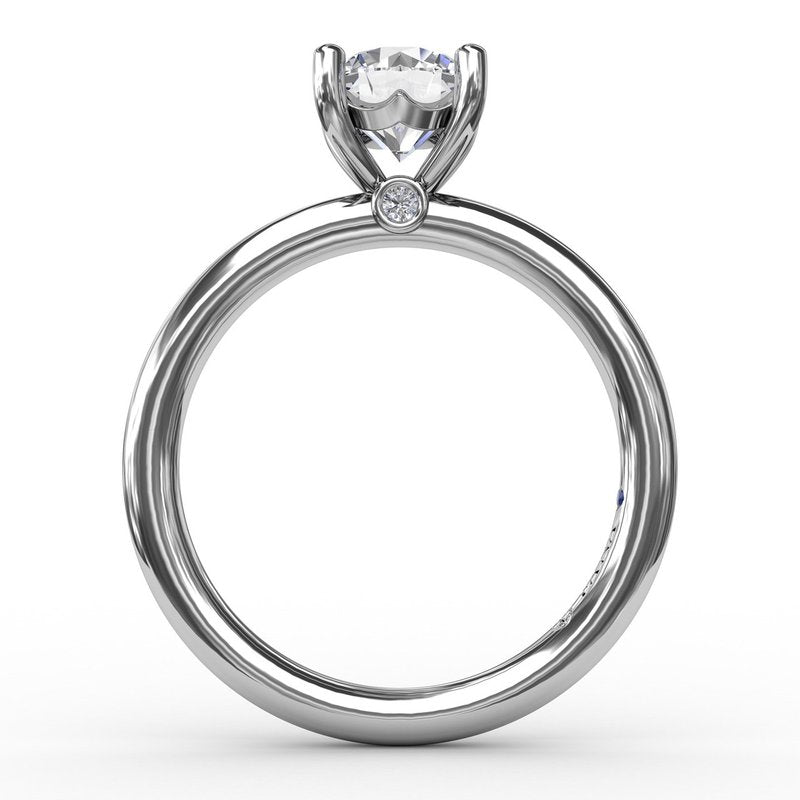 Classic Round Diamond Solitaire Engagement Ring S4013 - TBird