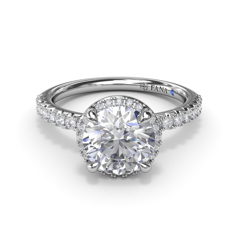 Simply Stunning Diamond Halo Engagement Ring S4095 - TBird