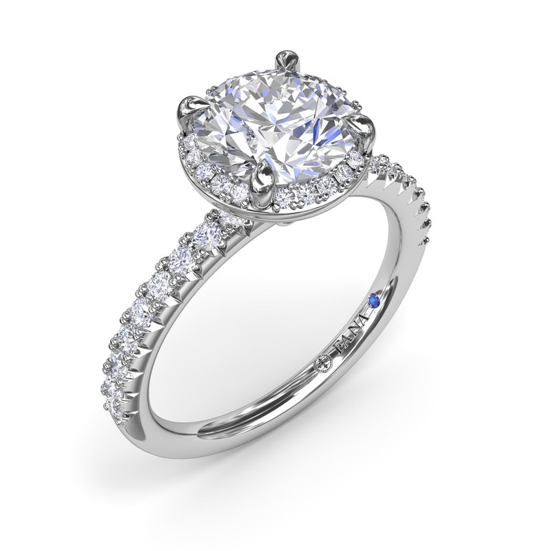 Simply Stunning Diamond Halo Engagement Ring S4095 - TBird