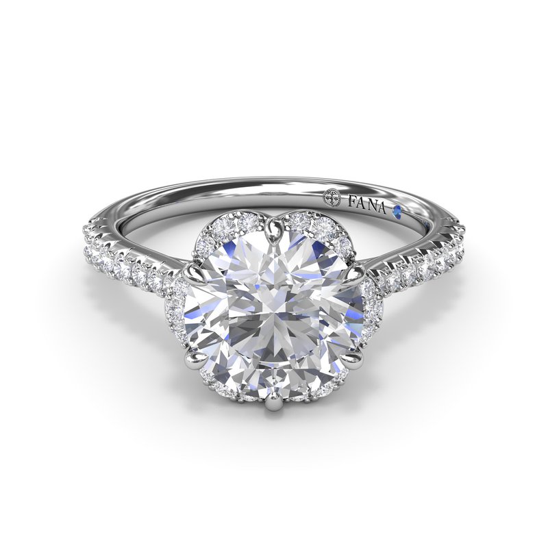 Blossoming Halo Diamond Engagement Ring S4096 - TBird