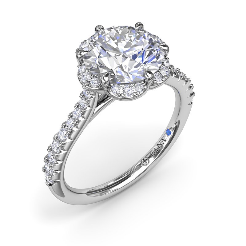 Blossoming Halo Diamond Engagement Ring S4096 - TBird