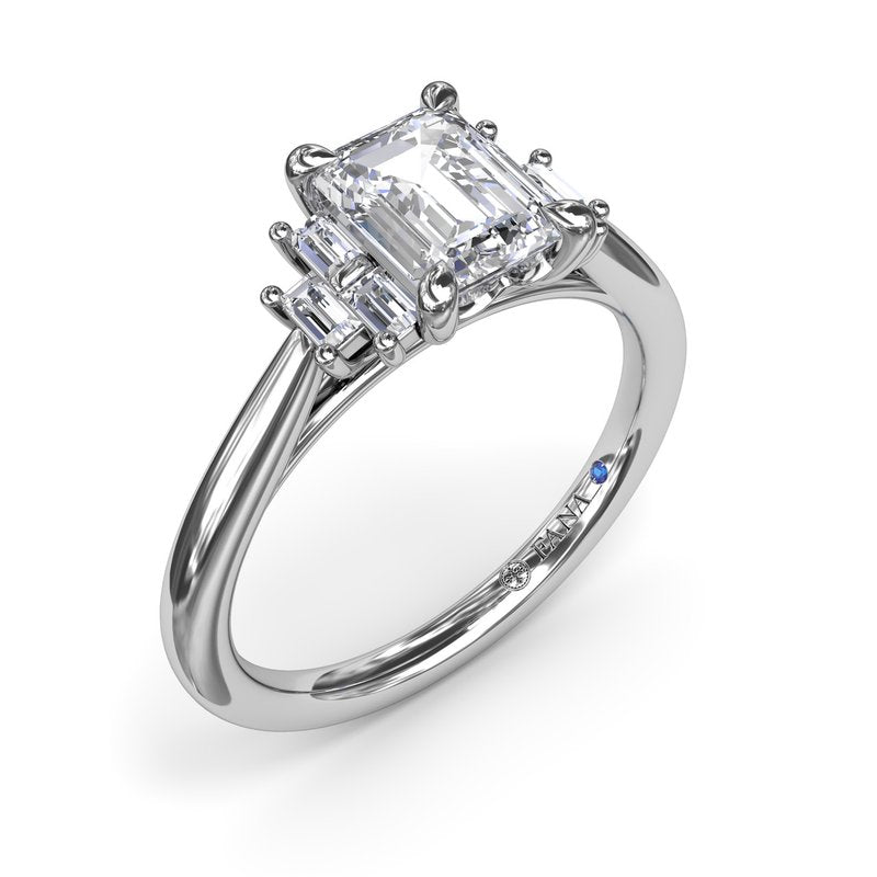 Cluster Diamond Engagement Ring S4119 - TBird