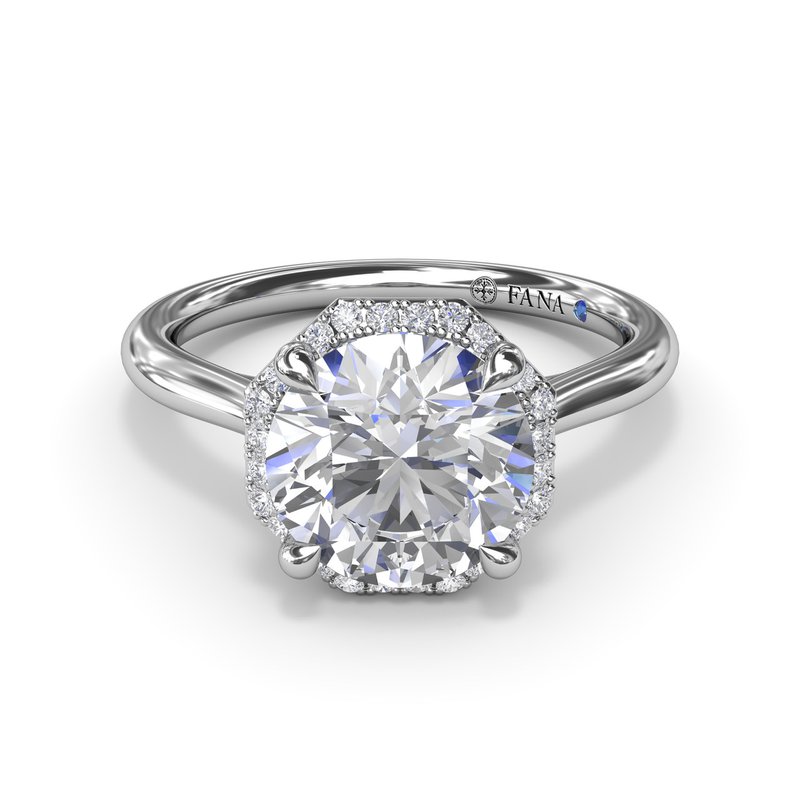 Octagon Halo Diamond Engagement Ring S4122 - TBird