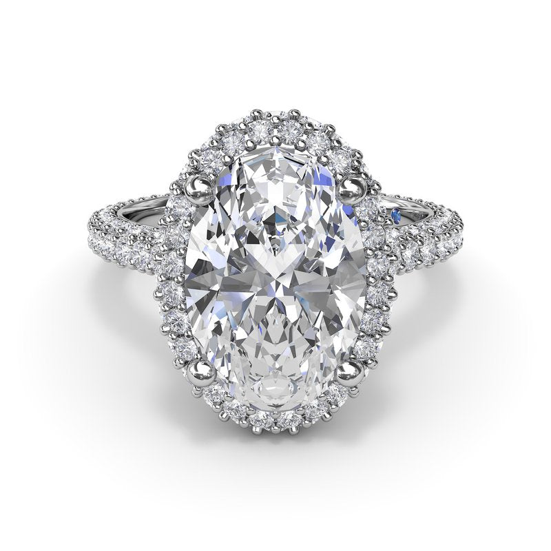 Opulent Halo Diamond Engagement Ring S4159 - TBird