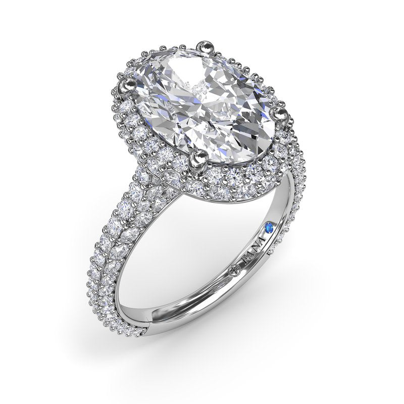 Opulent Halo Diamond Engagement Ring S4159 - TBird