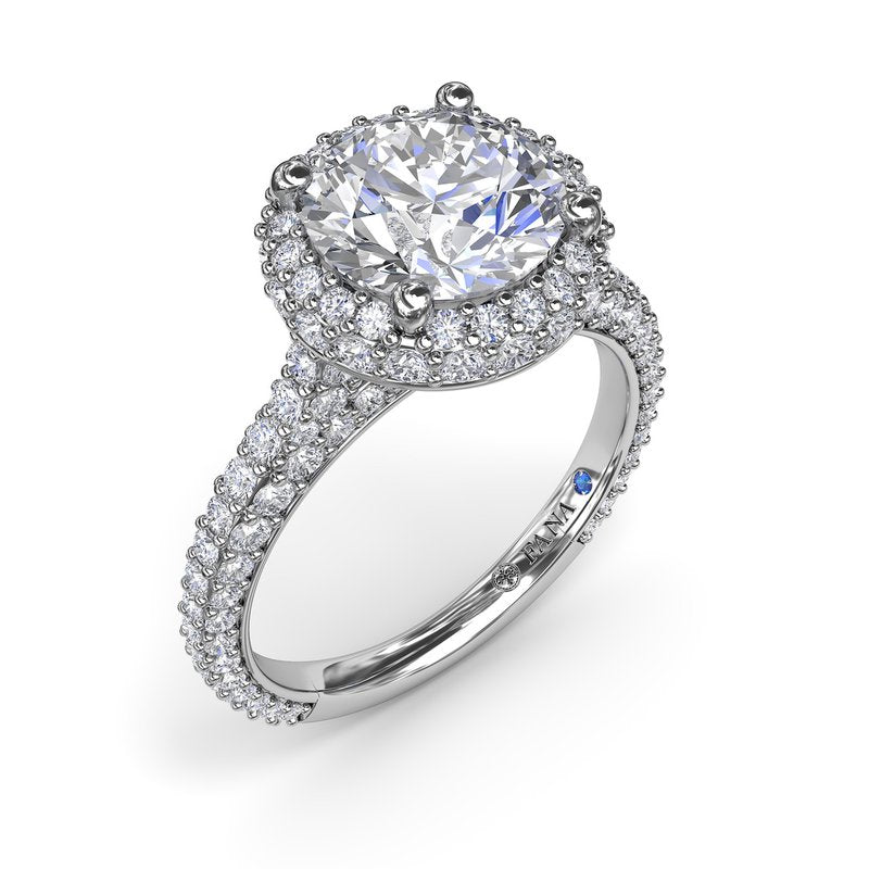 Diamonds Galore Halo Engagement Ring S4160 - TBird