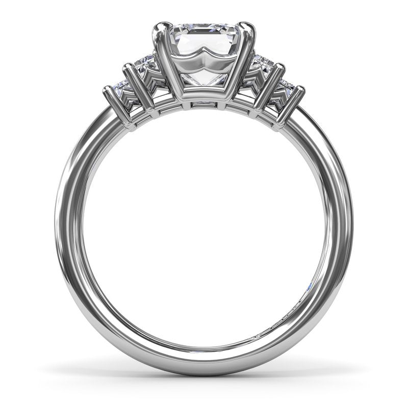 Bold and Beautiful Five Stone Engagement Ring S4176 - TBird