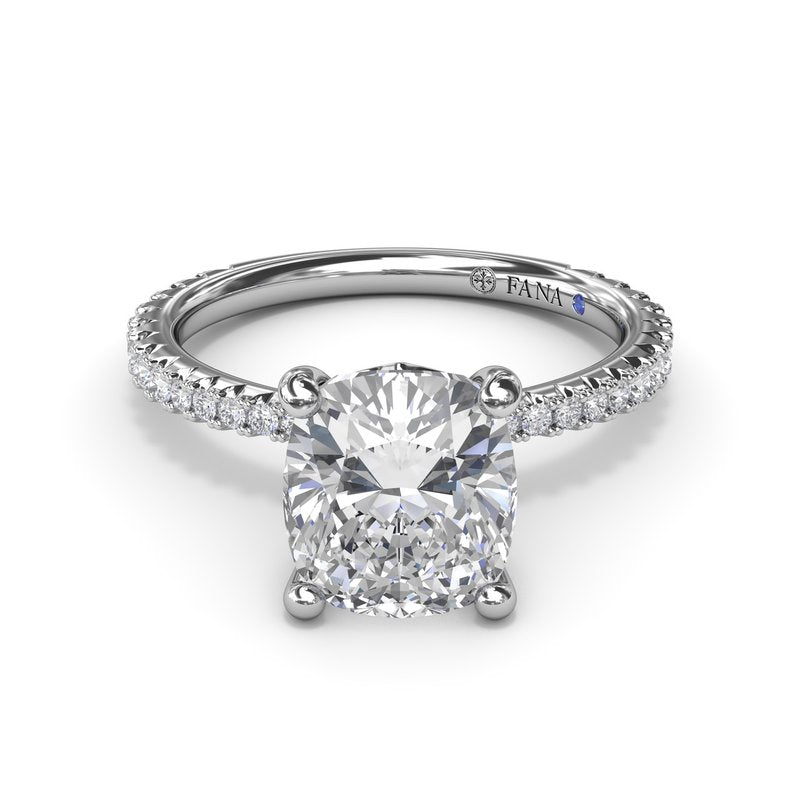 Diamond Collar Engagement Ring S4192 - TBird