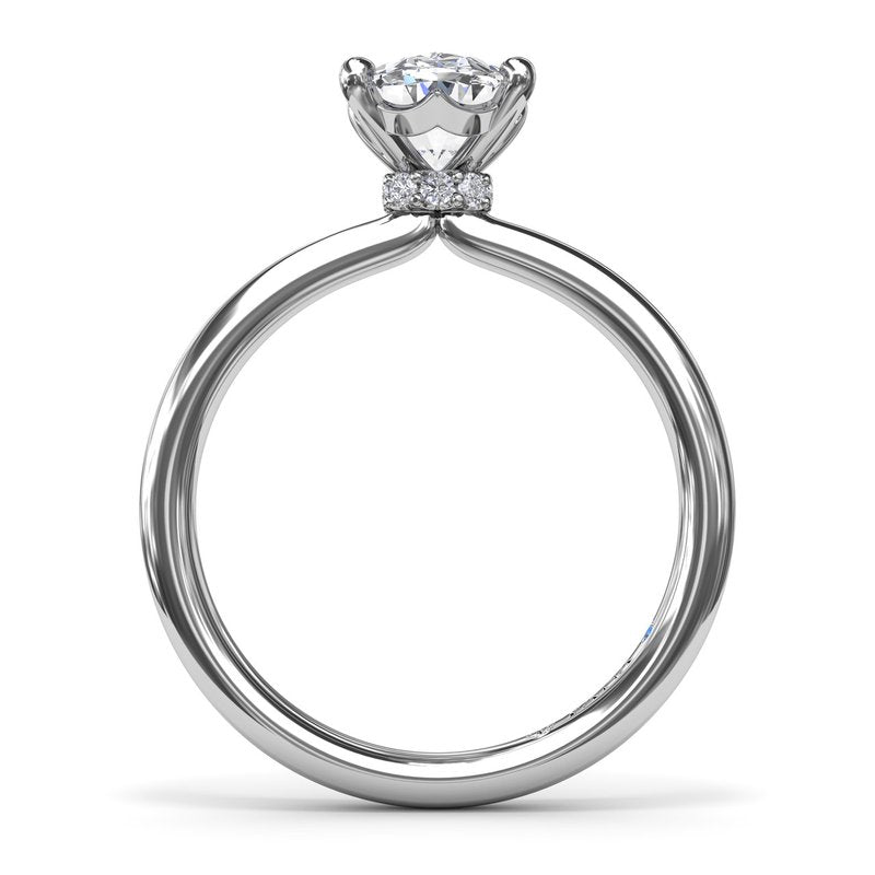 Hidden Halo Engagement Ring S4195 - TBird