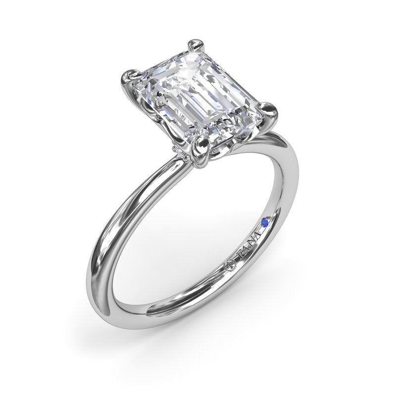 Hidden Halo Diamond Engagement Ring S4196 - TBird