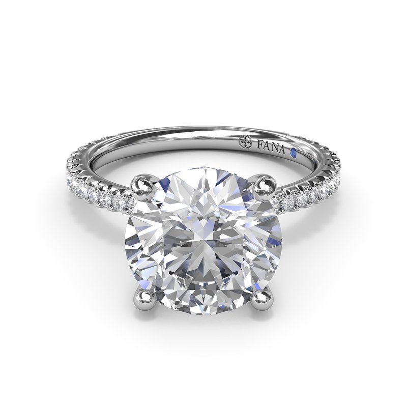 Hidden Halo Diamond Engagement Ring S4213 - TBird