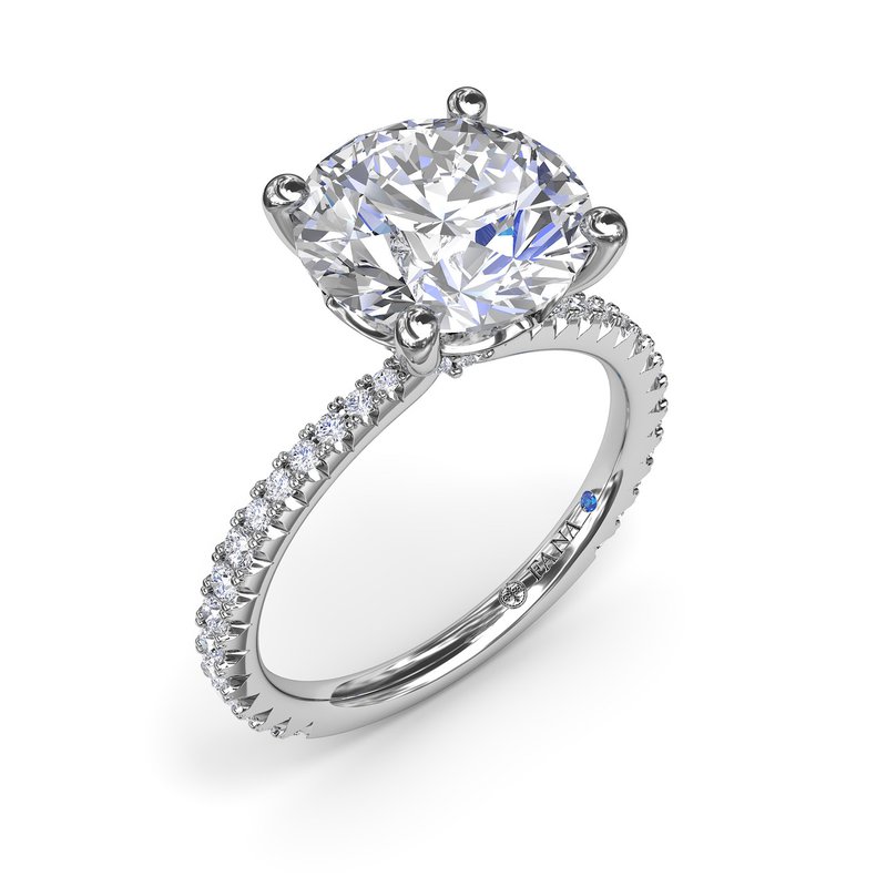 Hidden Halo Diamond Engagement Ring S4213 - TBird