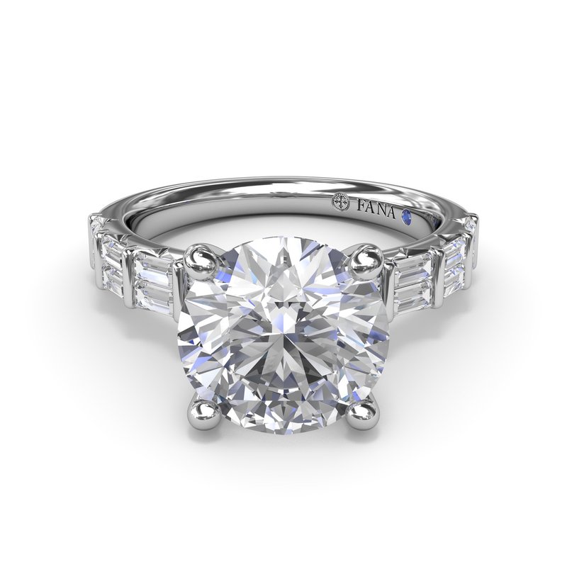 Beautiful Baguette Diamond Engagement Ring S4222 - TBird