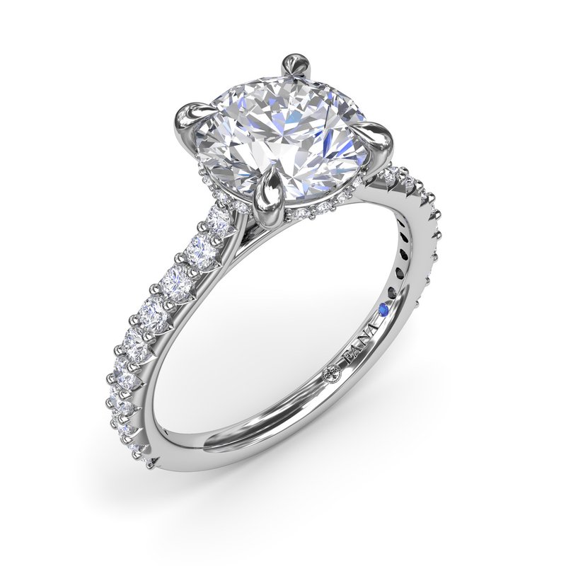 Hidden Halo Diamond Engagement Ring S4237 - TBird