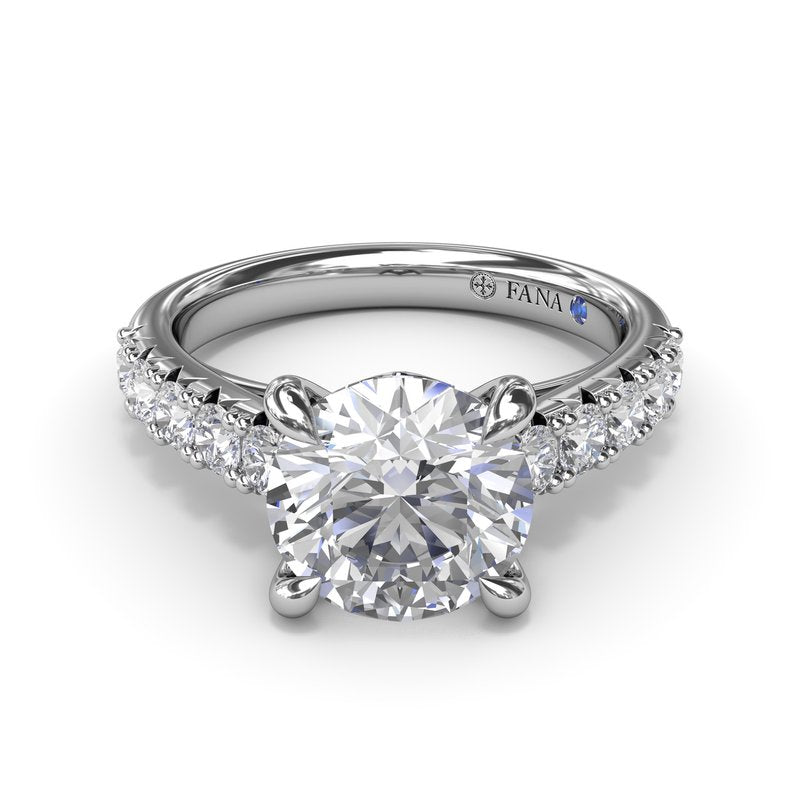 Double Prong Diamond Engagement Ring S4239 - TBird