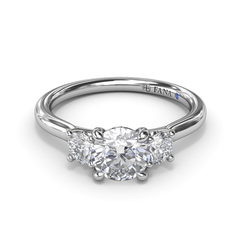 Three-Stone Diamond Engagement Ring S4241 - TBird