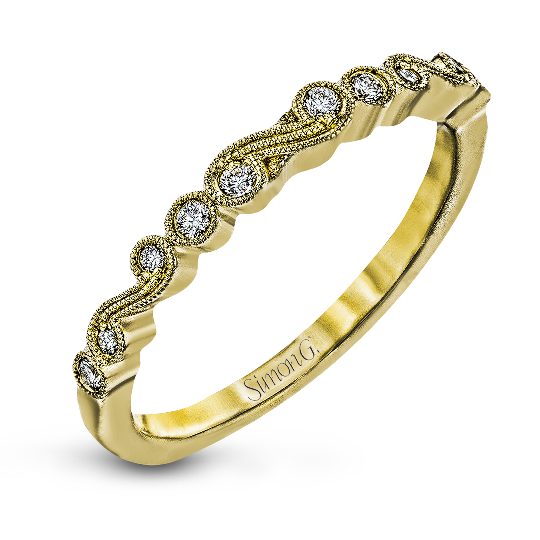 Right Hand Ring In 18k Gold With Diamonds TR671