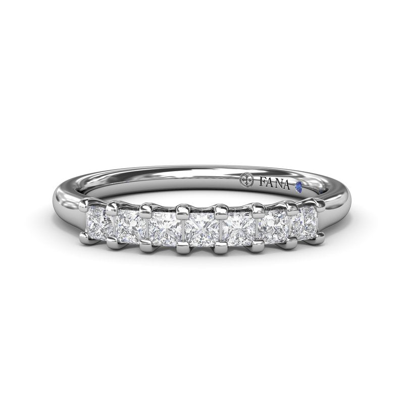 Princess Cut Diamond Wedding Band W4216 - TBird