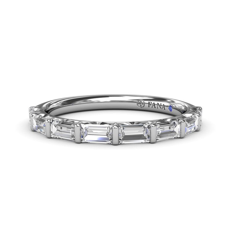 Baguette Diamond Wedding Band W4233 - TBird