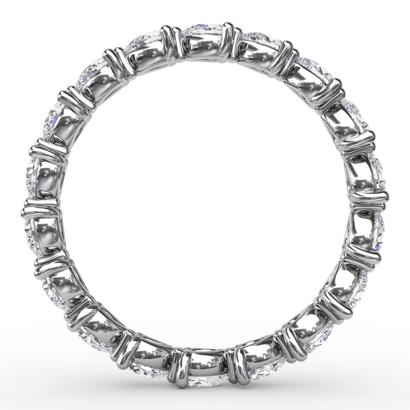 Diamond Pear Eternity Band W6144 - TBird