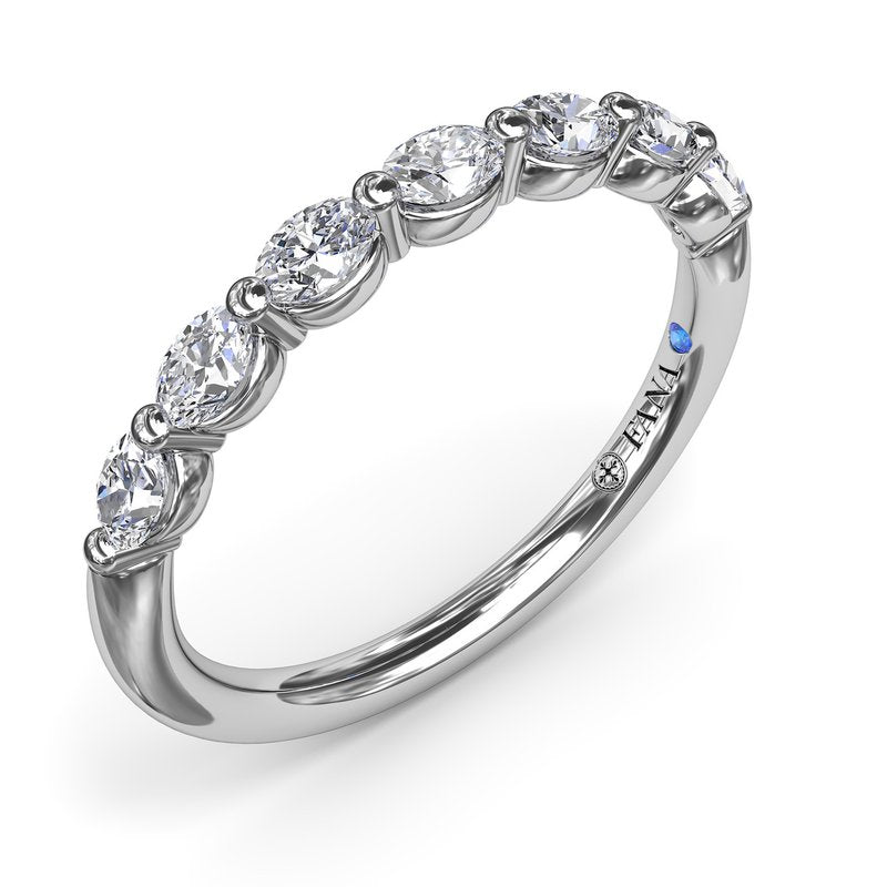 Angelic Oval Diamond Band W6606 - TBird