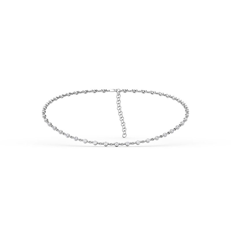 4ct Diamond Choker Necklace N5100
