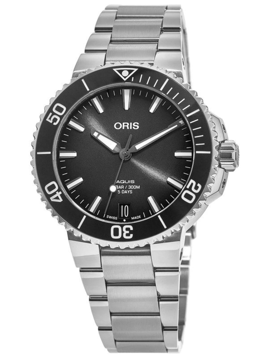 Aquis Aquispro Date Calibre 400 Black Dial Steel Men's Watch 01 400 7769 4154-07 8 22 09PEB