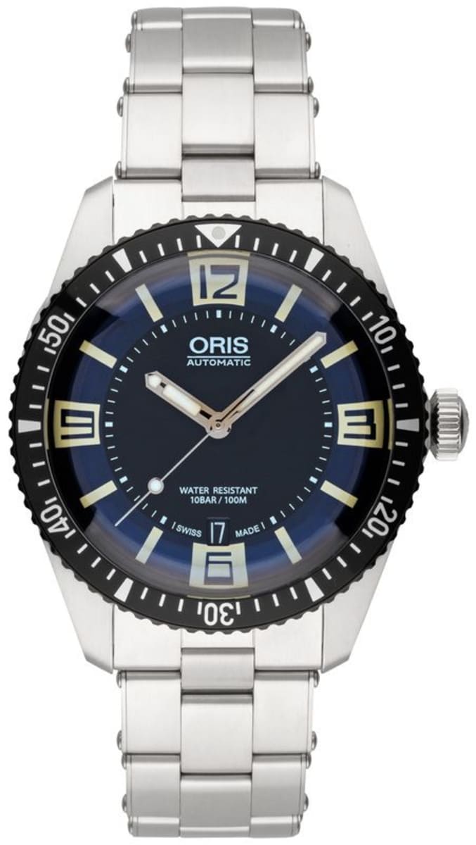 Divers Sixty-Five Automatic Blue Dial Stainless Steel Men's Watch 01 733 7707 4035-07 8 20 18