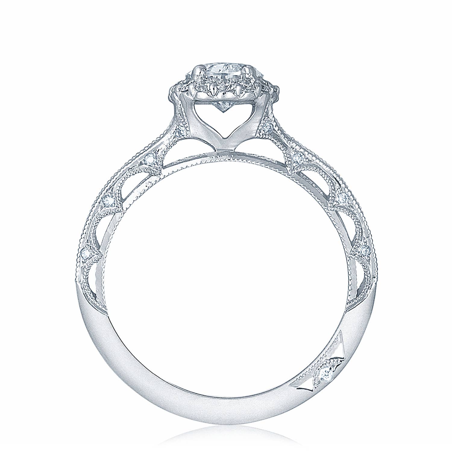 Reverse Crescent | Oval Bloom Engagement Ring 2618OV75X55