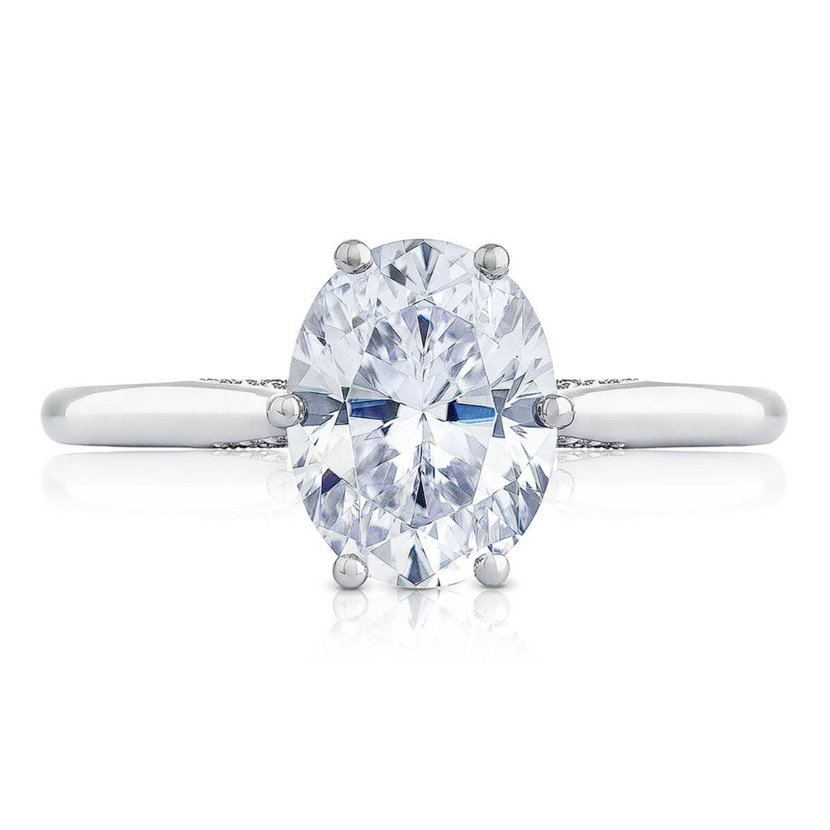 Simply TACORI | Oval Solitaire Engagement Ring 2650OV8X6