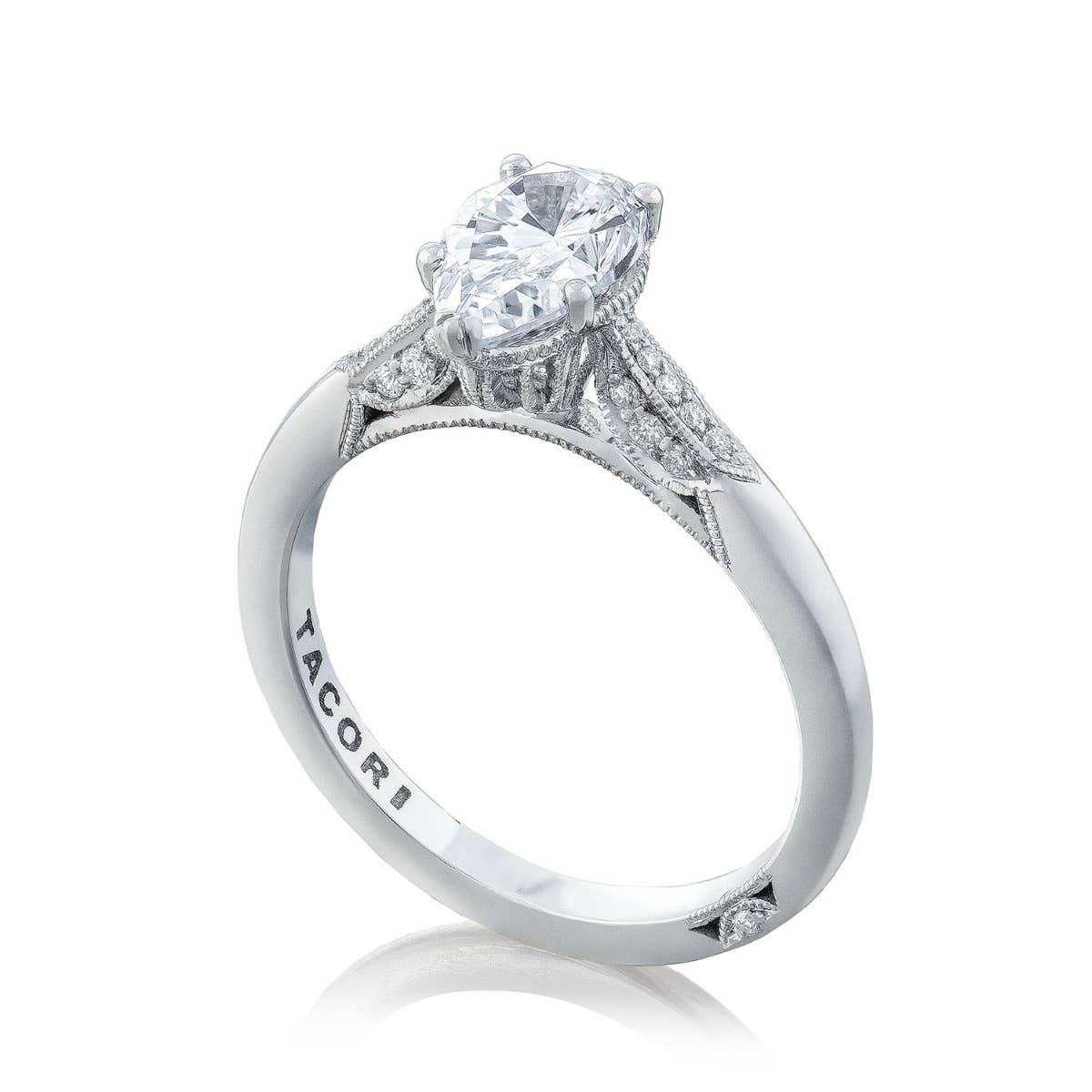 Simply TACORI | Pear Solitaire Engagement Ring 2651PS8X5