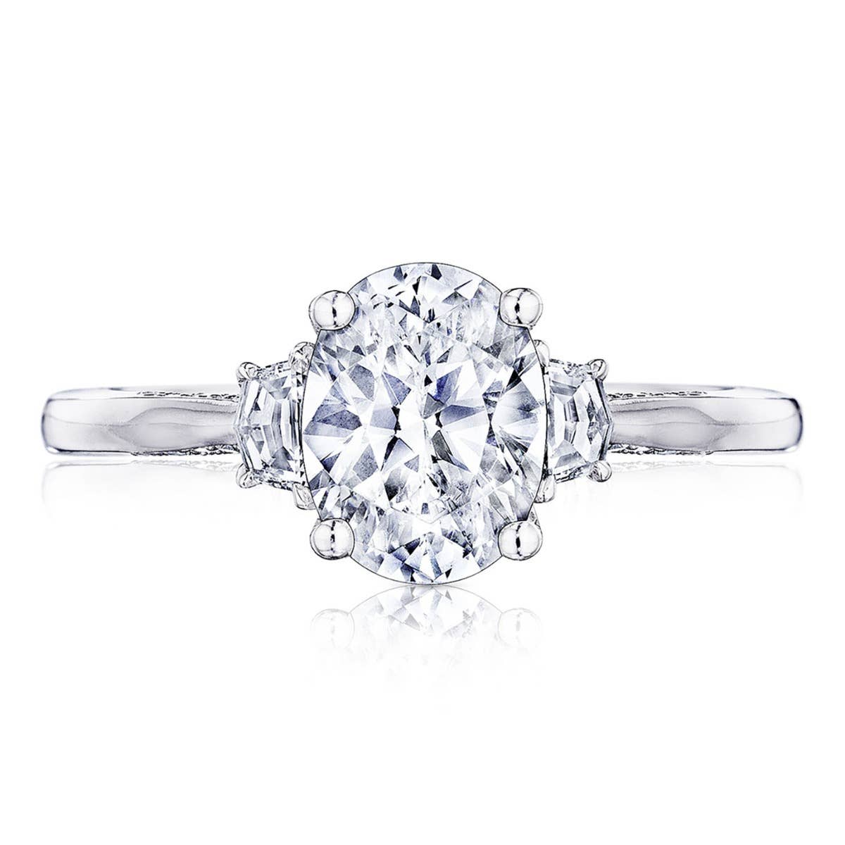 Simply TACORI | Oval 3-Stone Engagement Ring 2658OV75X55