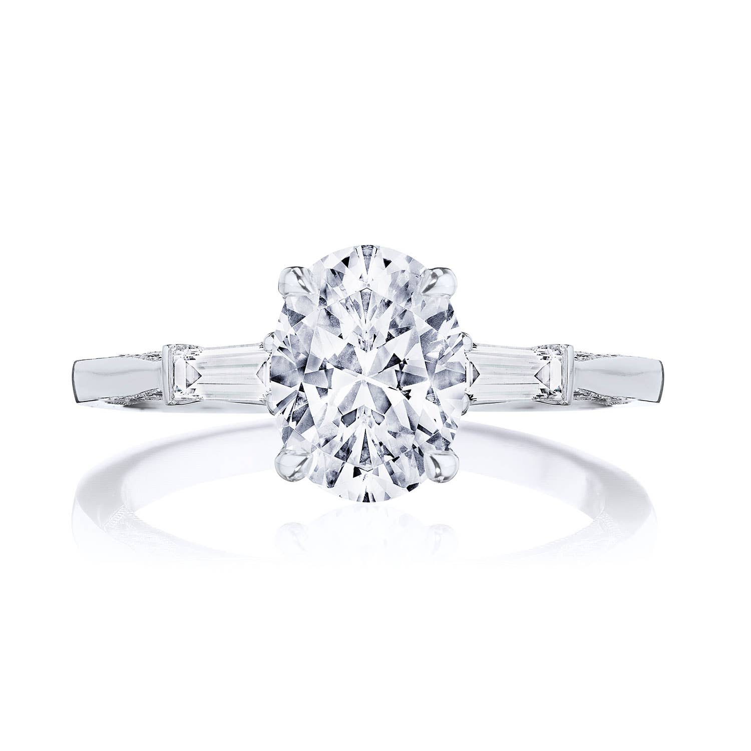 Simply TACORI | Oval 3-Stone Engagement Ring 2669OV85X65