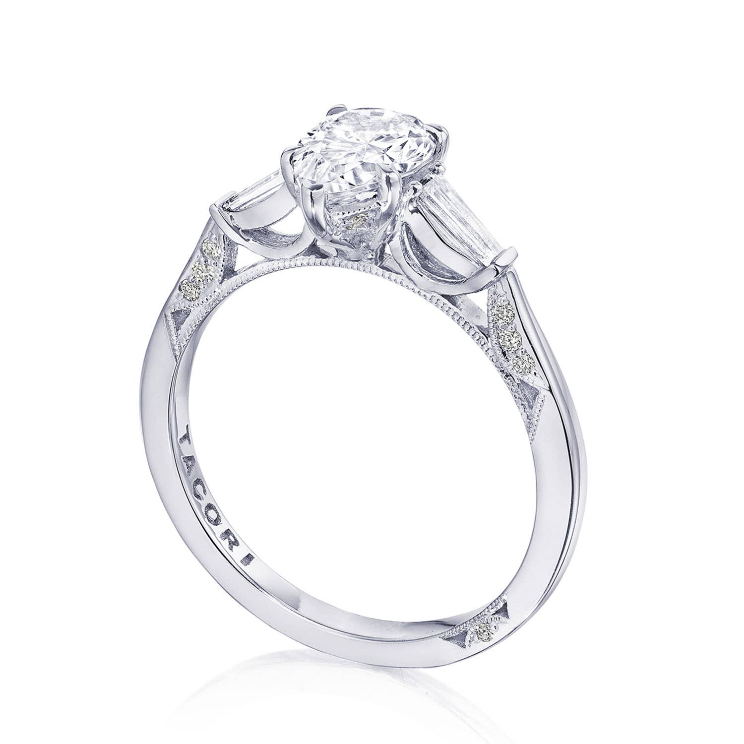 Simply TACORI | Pear 3-Stone Engagement Ring 2669PS85X55